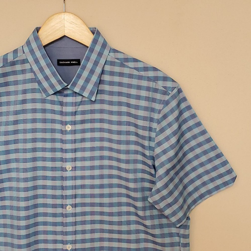Zachary Prell S/S Dress Shirt M